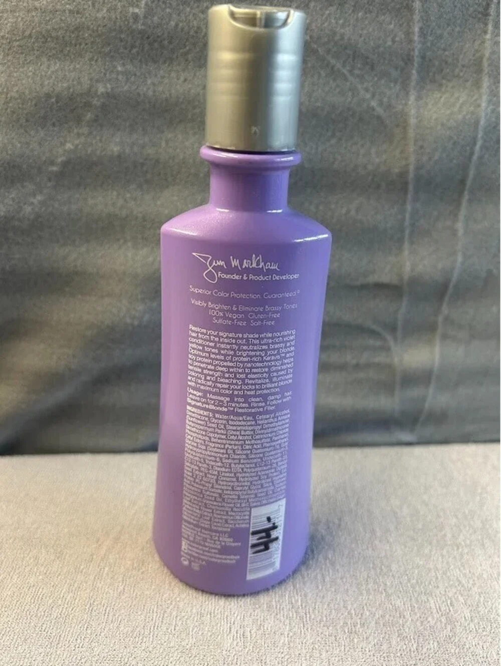 Colorproof signature blonde violet condition